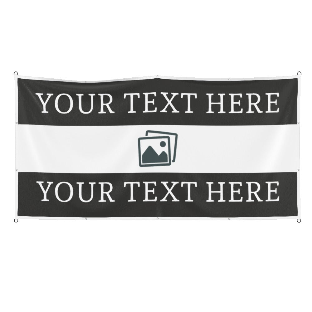Newcastle Custom Printed Football Flag
