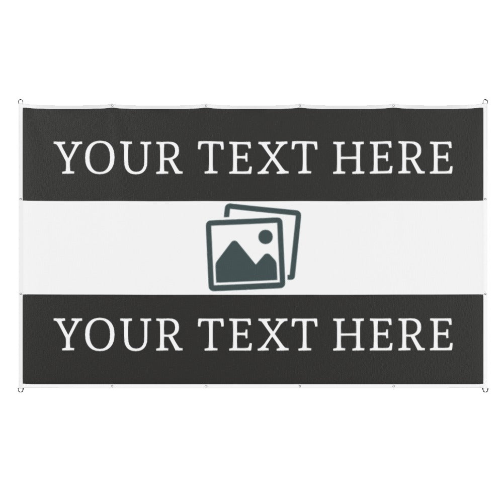 Newcastle Custom Printed Football Flag