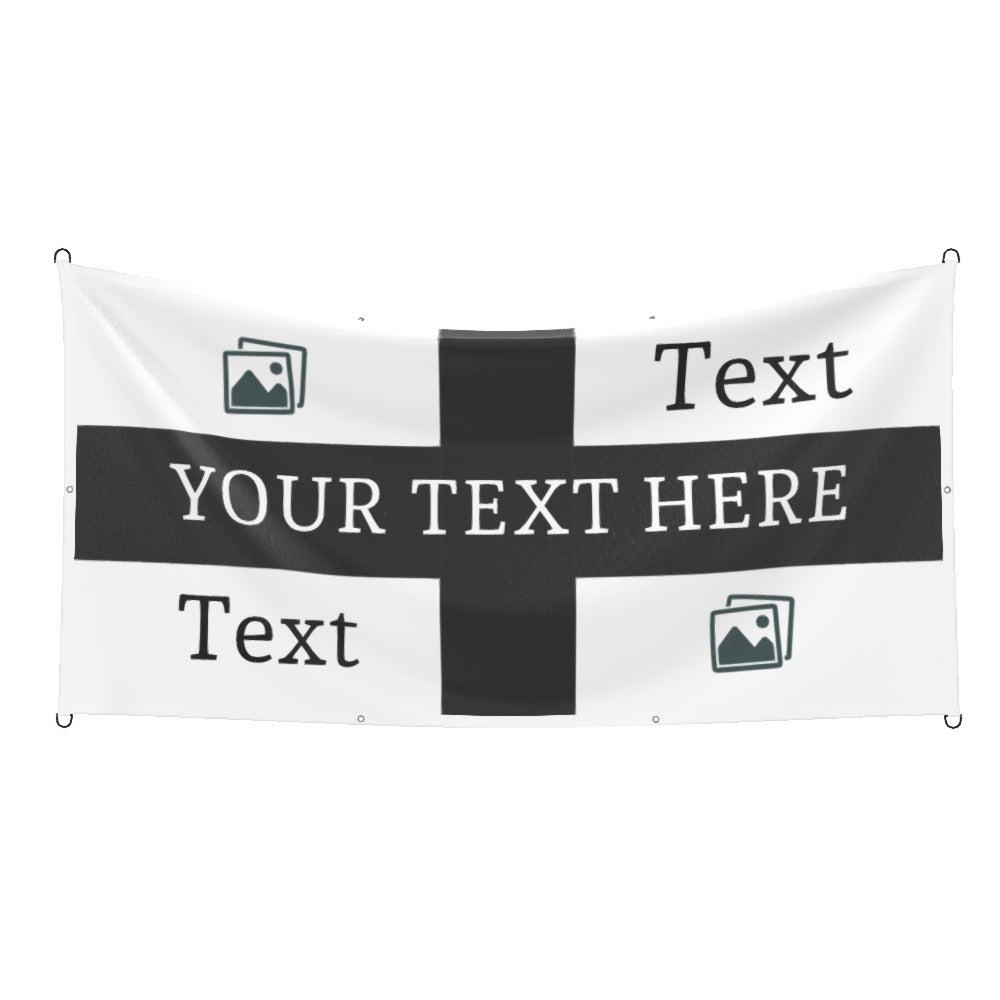 Gateshead Custom Printed Football Flag