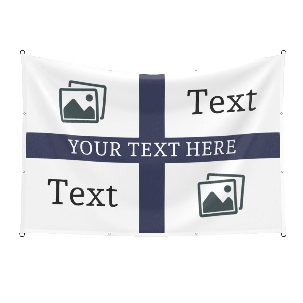 Preston Custom Printed Football Flag