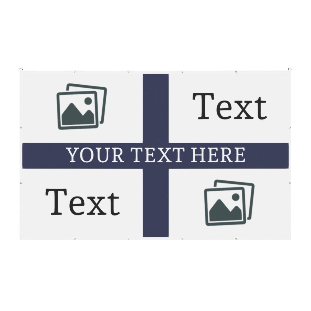 Preston Custom Printed Football Flag