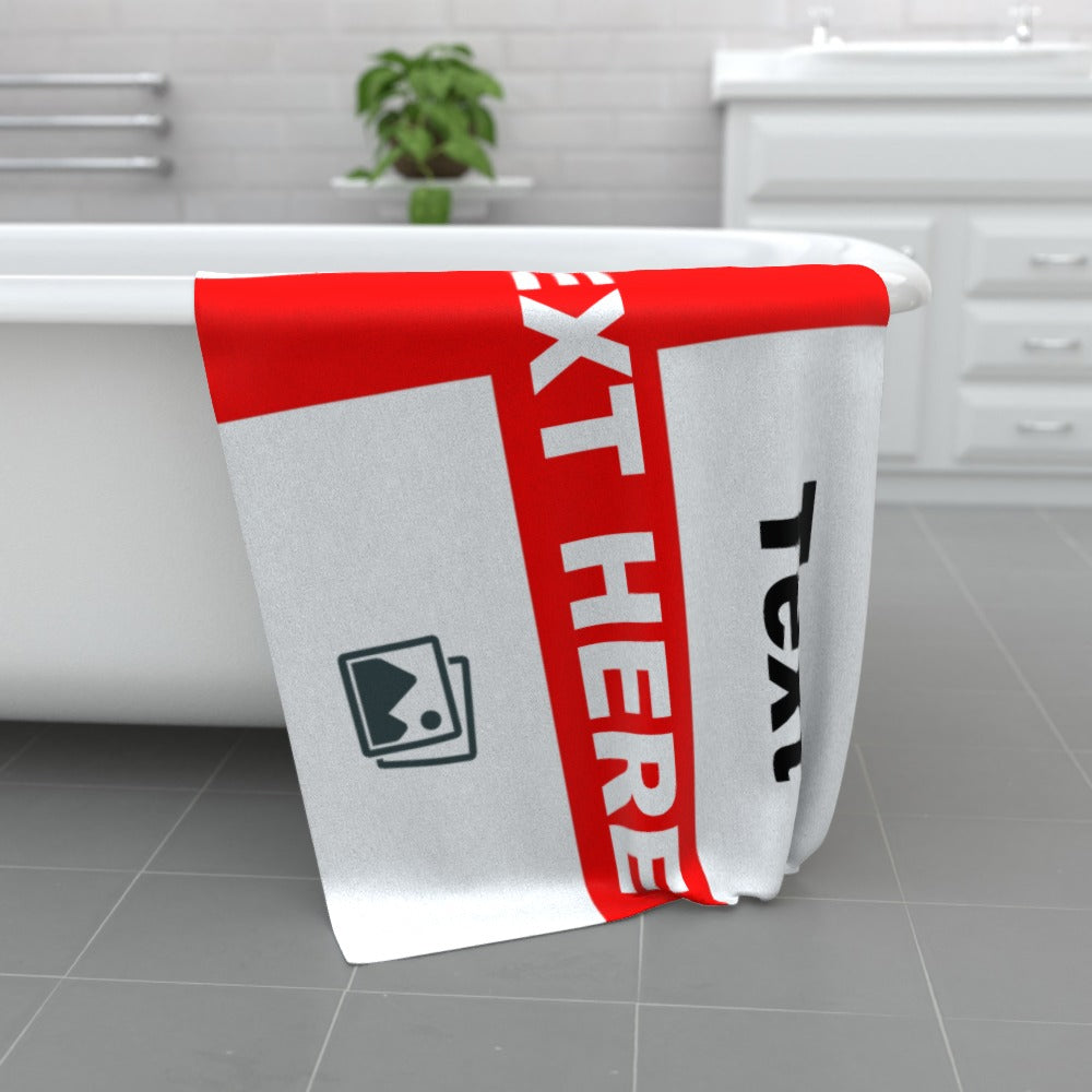 Personalised England Beach Towel
