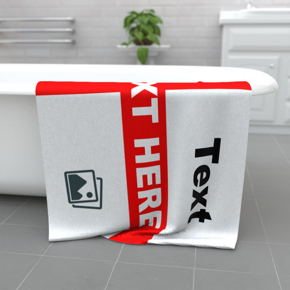Personalised England Beach Towel