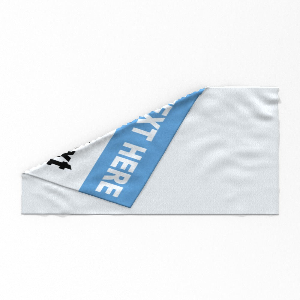 Personalised Man City Beach Towel