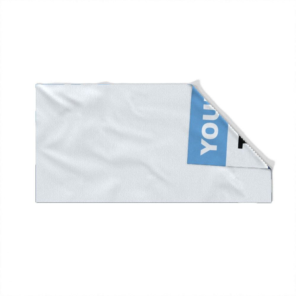Personalised Man City Beach Towel