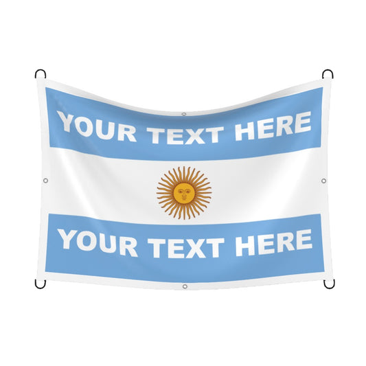 Argentina Custom Printed Football Flag