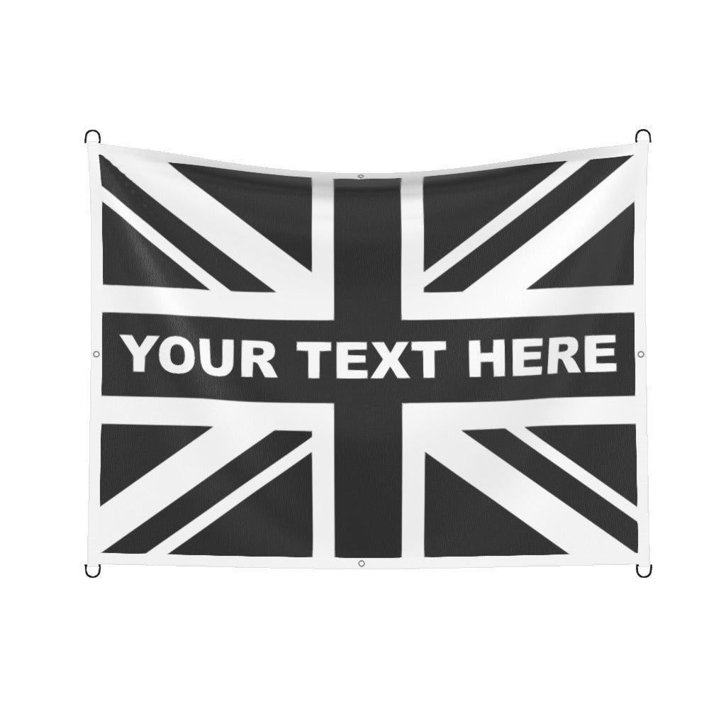 Newcastle Union Jack Custom Printed Football Flag
