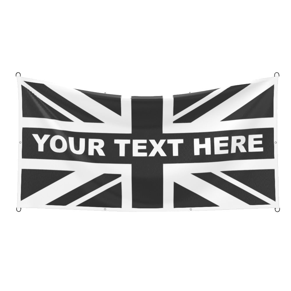 Newcastle Union Jack Custom Printed Football Flag