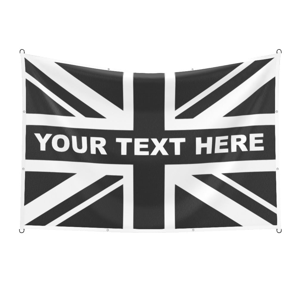 Newcastle Union Jack Custom Printed Football Flag
