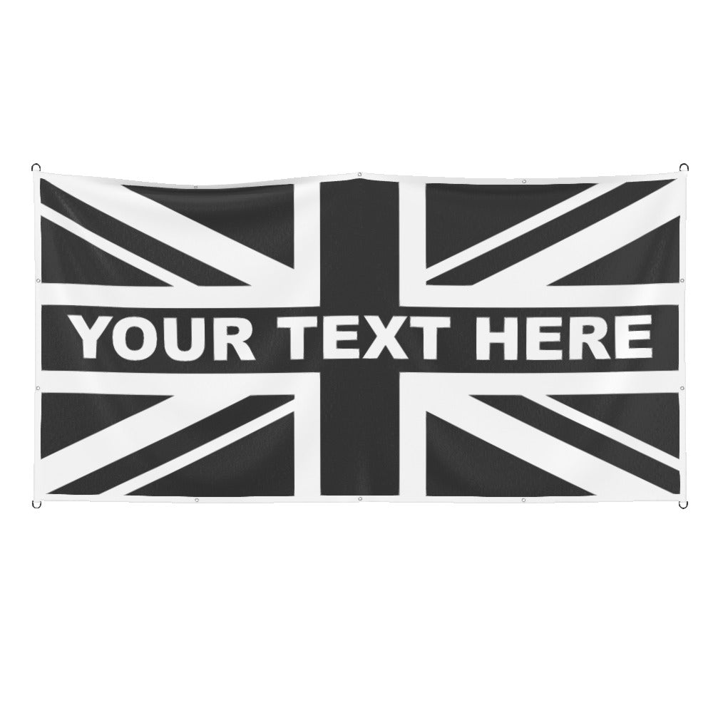 Newcastle Union Jack Custom Printed Football Flag