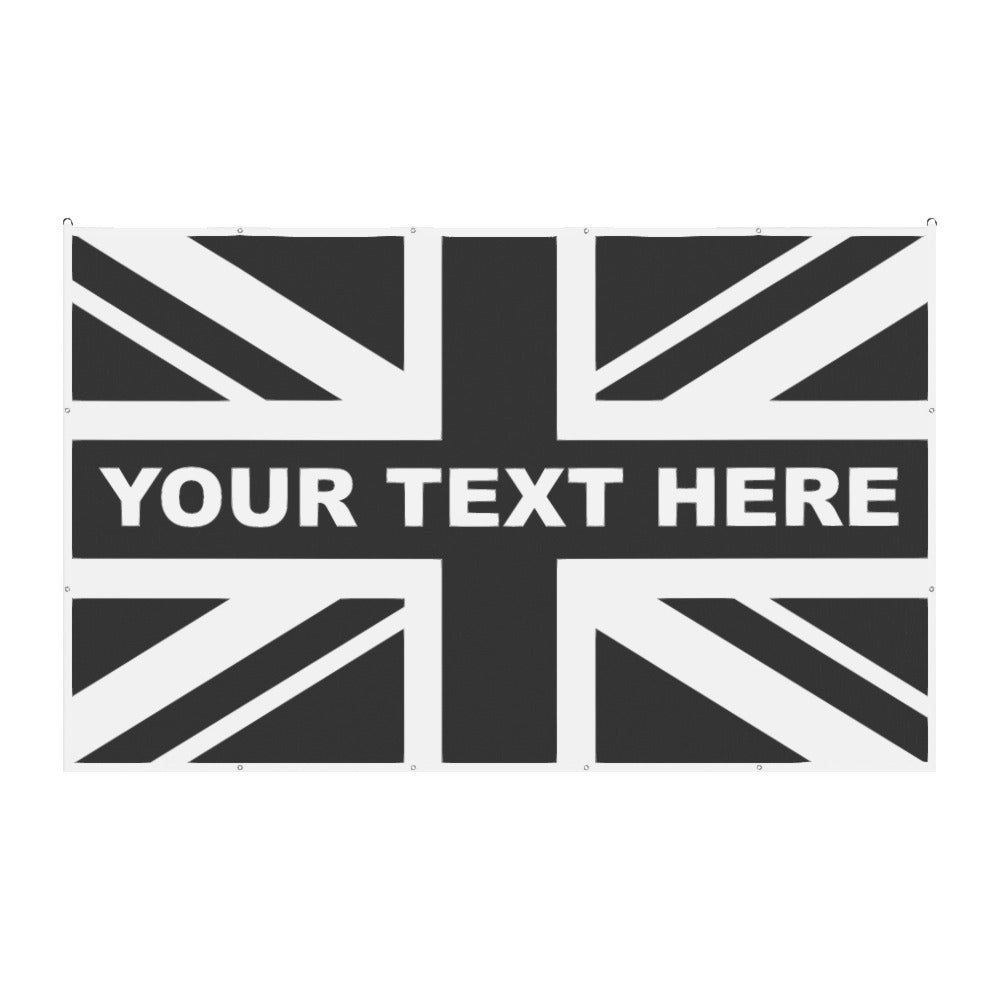 Newcastle Union Jack Custom Printed Football Flag