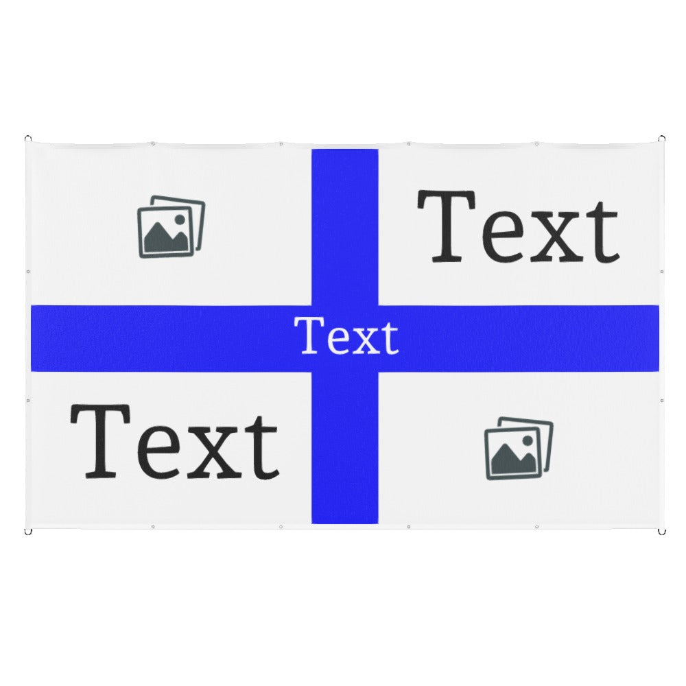 Birmingham Custom Printed Football Flag