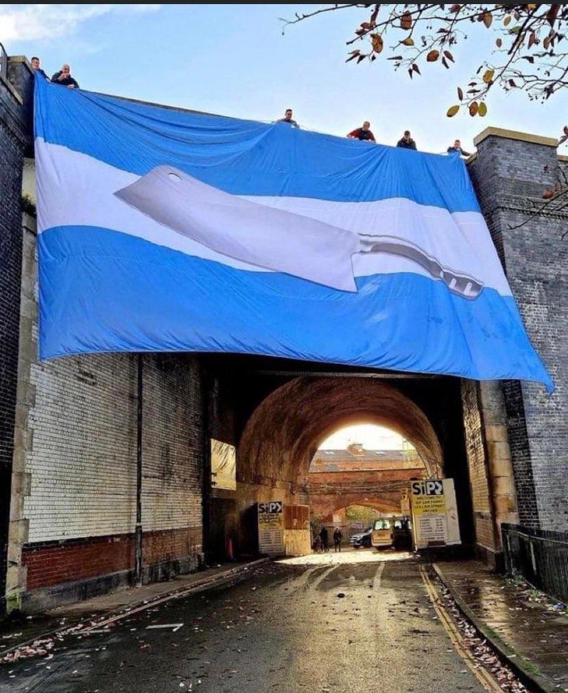 Giant Fan Football Flag Manchester United Argentina Lisandro Martinez The Butcher