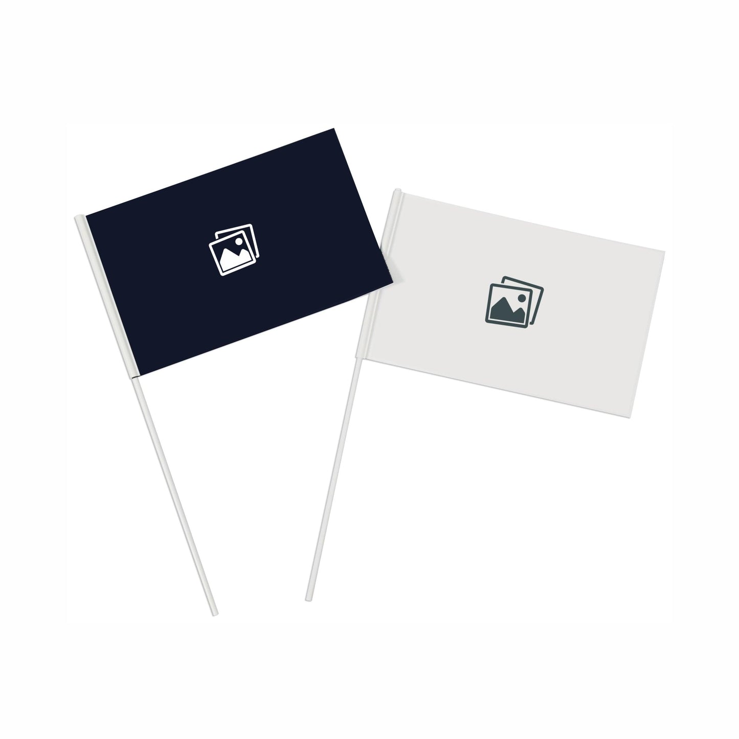 Small Printed Hand Waving Flags