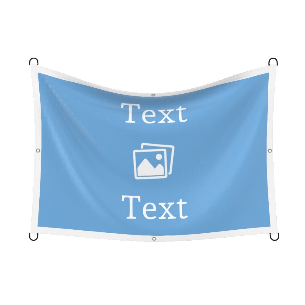 Custom Design Football Flag Choose Colour