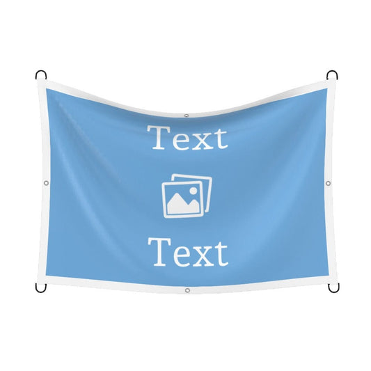 Custom Design Football Flag Choose Colour