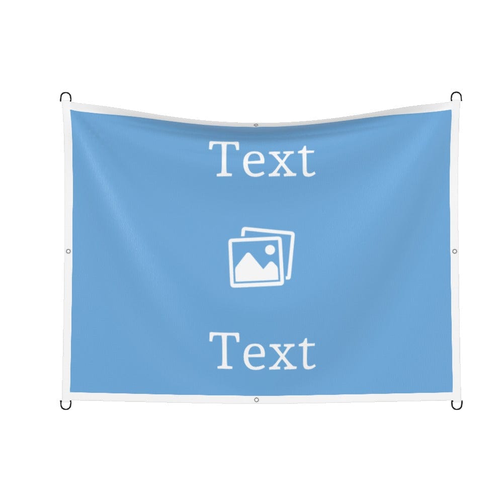 Custom Design Football Flag Choose Colour