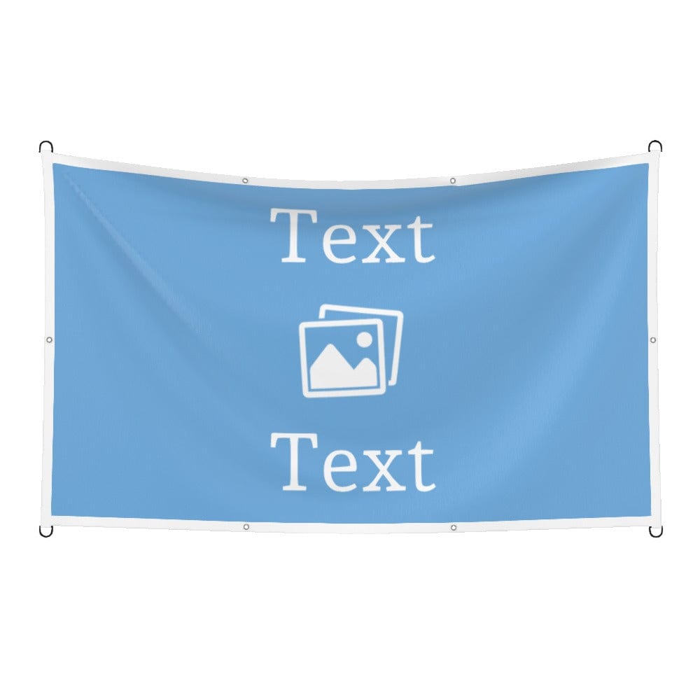 Custom Design Football Flag Choose Colour