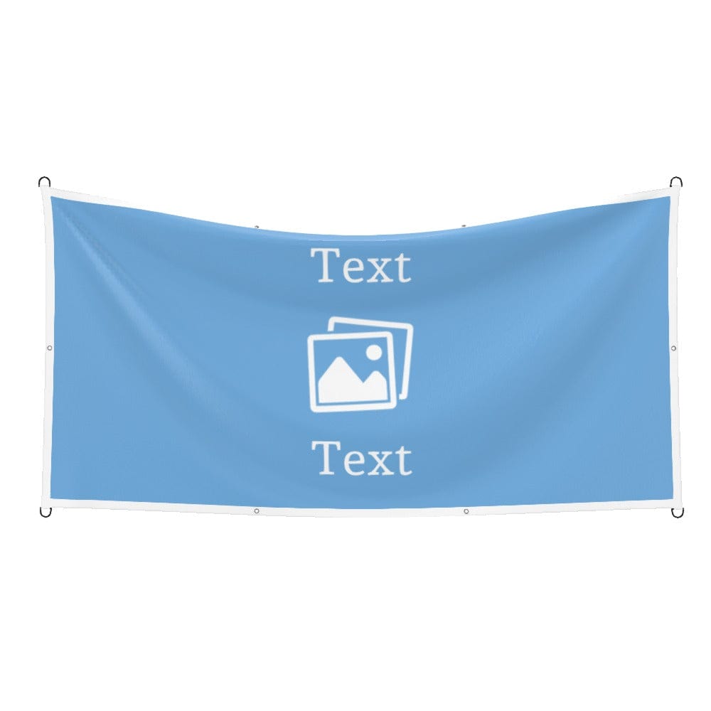 Custom Design Football Flag Choose Colour