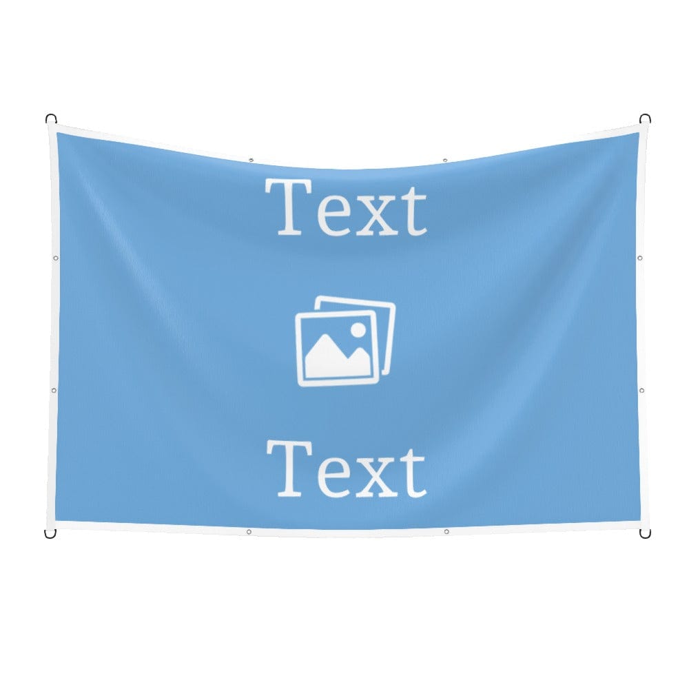 Custom Design Football Flag Choose Colour