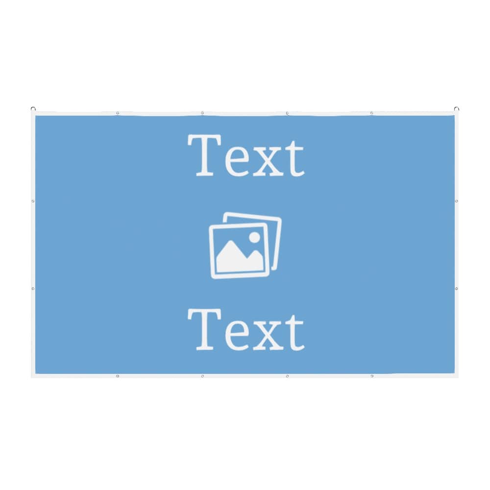 Custom Design Football Flag Choose Colour