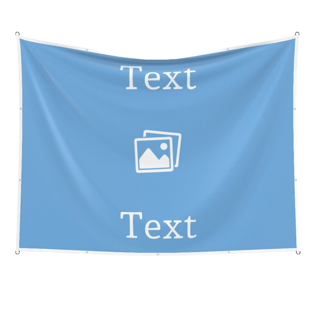 Custom Design Football Flag Choose Colour