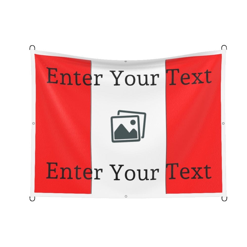 Custom Design Football Flag Vertical Stripes