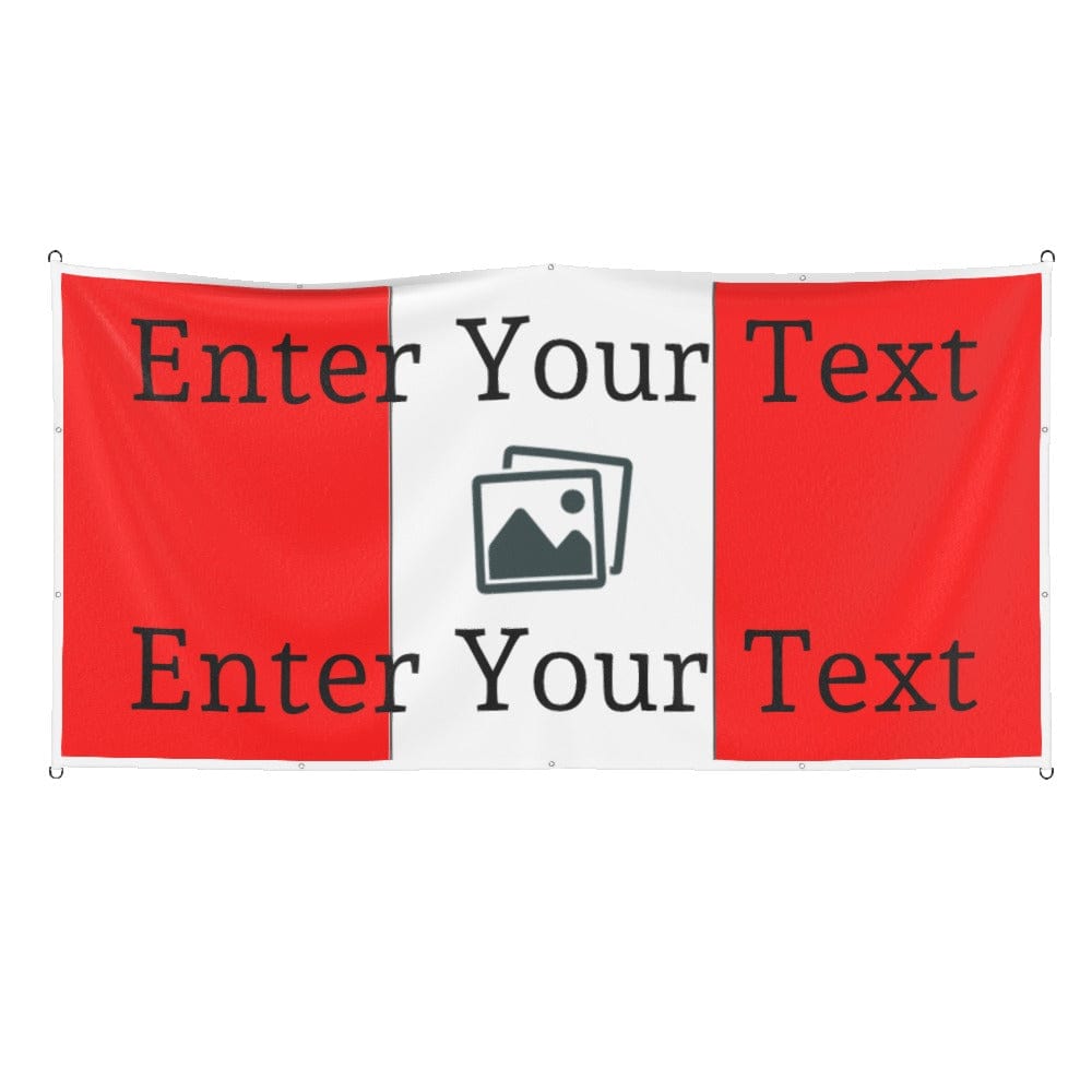 Custom Design Football Flag Vertical Stripes