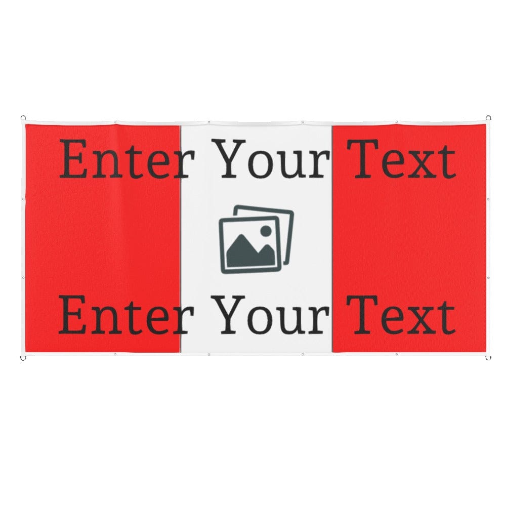 Custom Design Football Flag Vertical Stripes