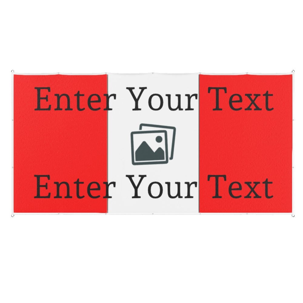 Custom Design Football Flag Vertical Stripes