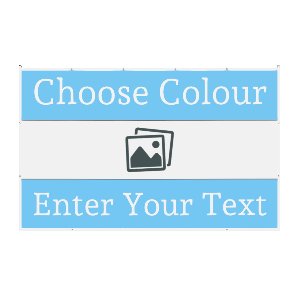 Custom Football Flag Personalised Horizontal Stripes