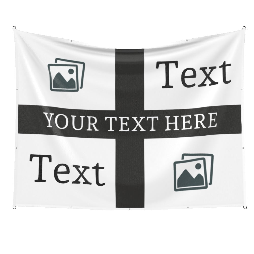 Newcastle Custom Printed Football Flag
