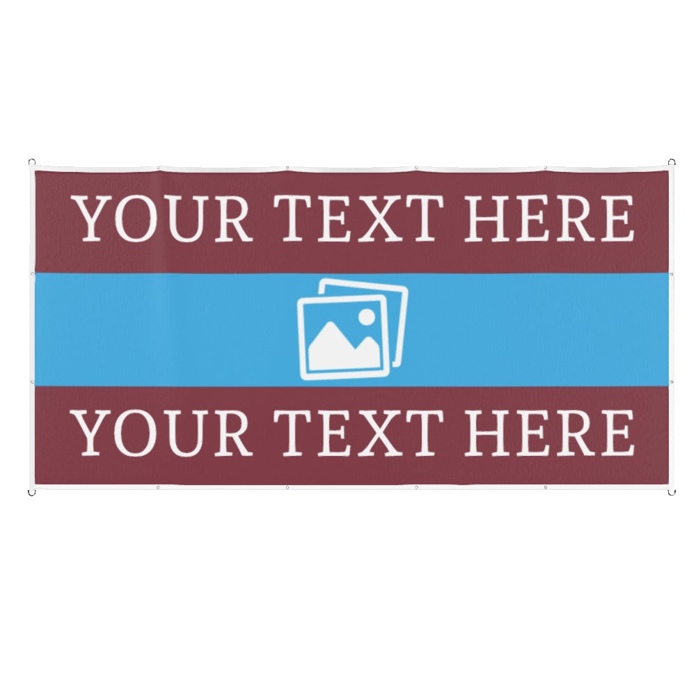 West Ham Custom Printed Football Flag