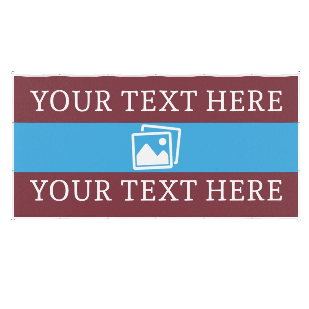 West Ham Custom Printed Football Flag