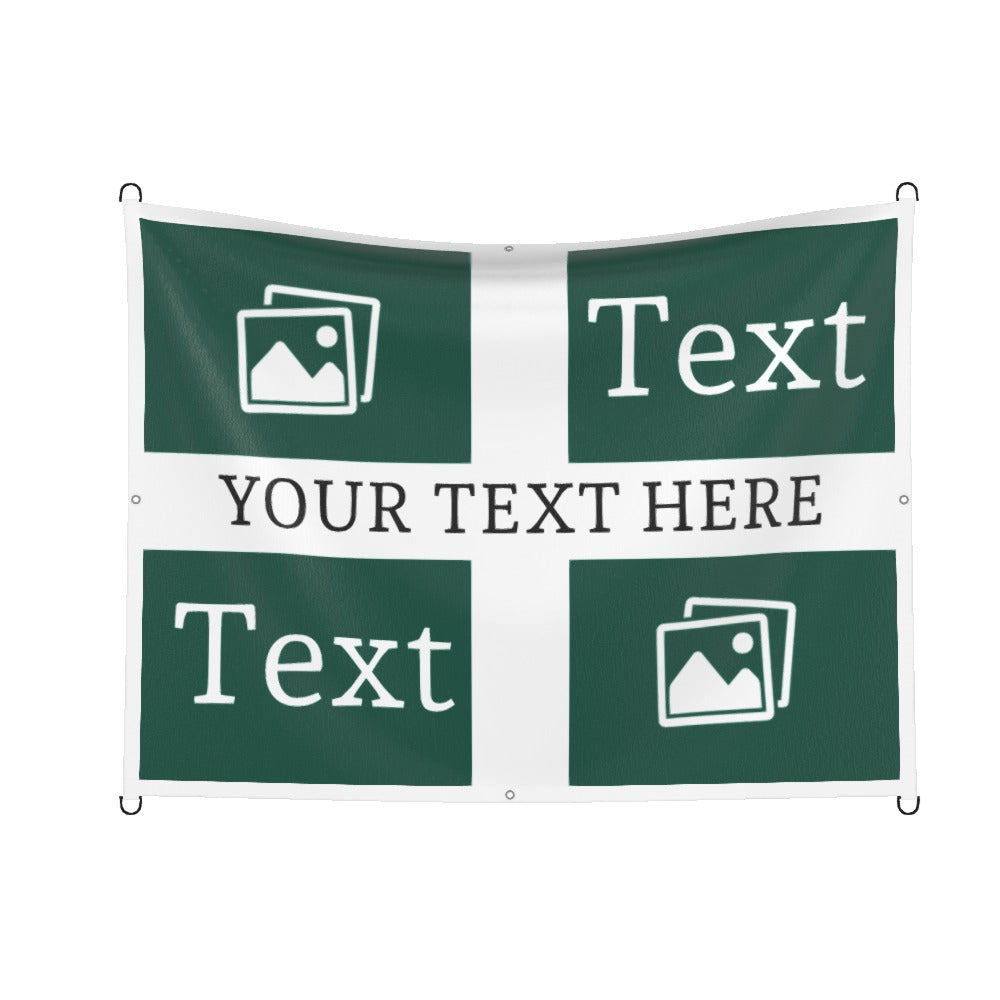Plymouth Custom Printed Football Flag