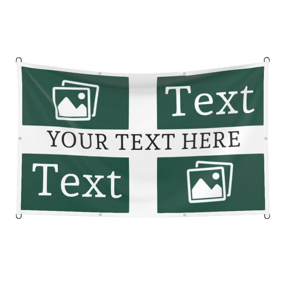Plymouth Custom Printed Football Flag