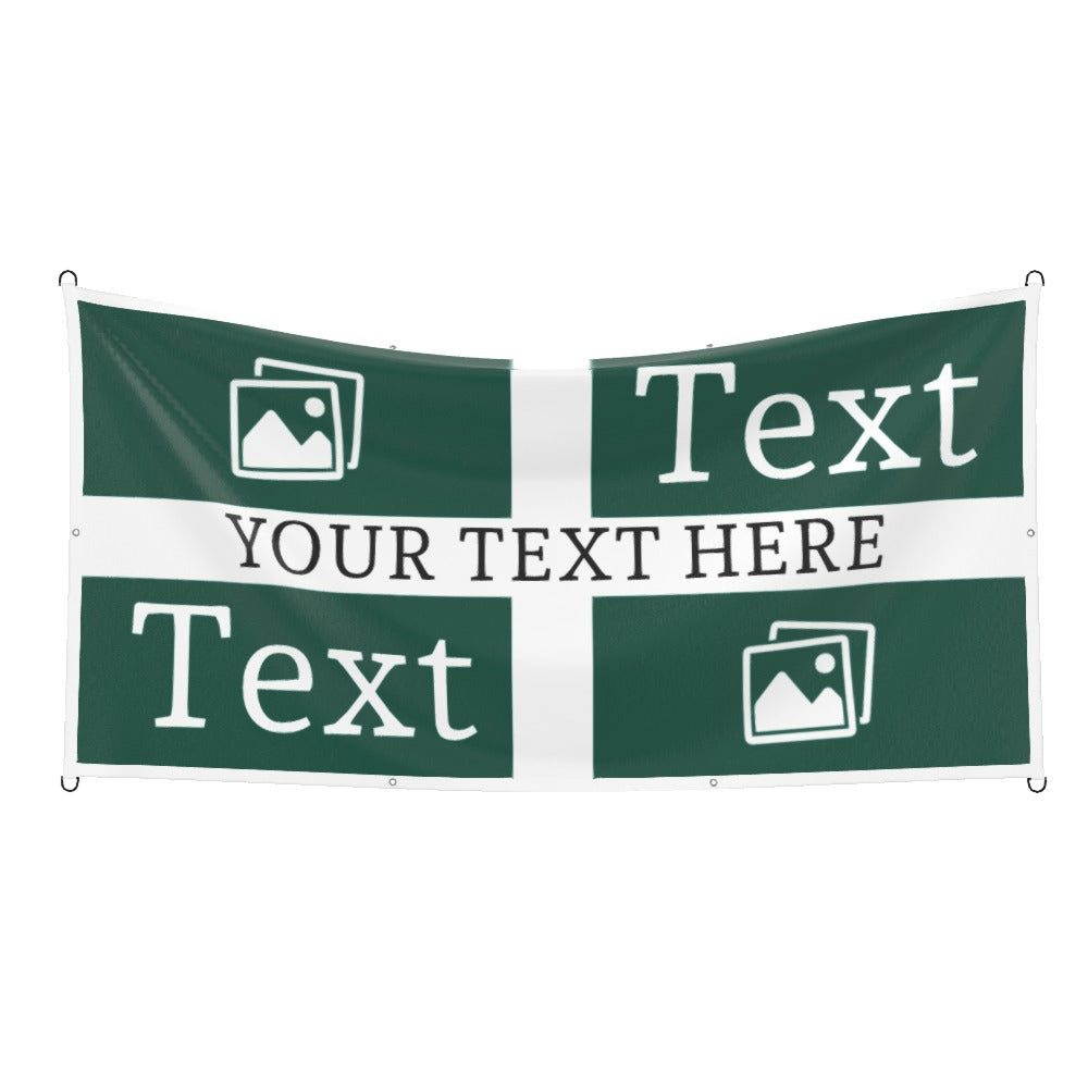 Plymouth Custom Printed Football Flag