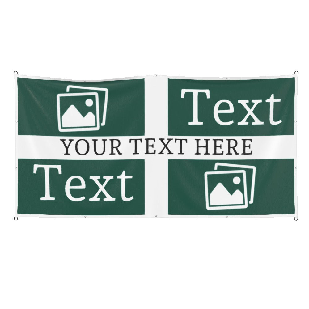 Plymouth Custom Printed Football Flag