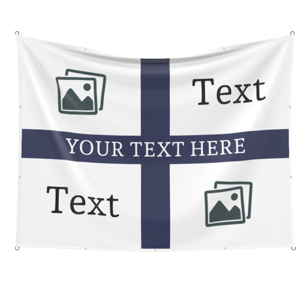 Tottenham Custom Printed Football Flag