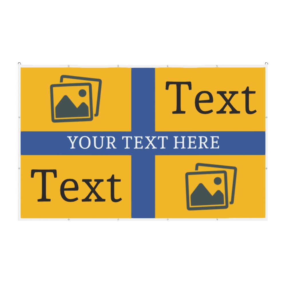 Mansfield Custom Printed Football Flag