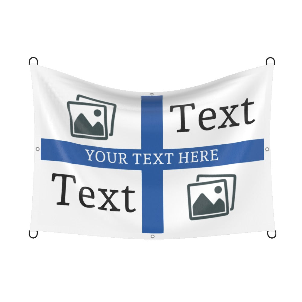 Sheff Weds Custom Printed Football Flag