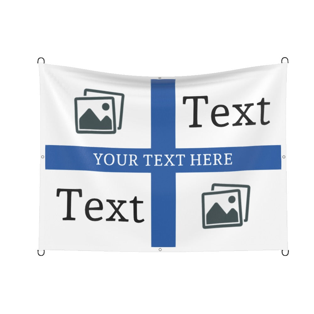 Sheff Weds Custom Printed Football Flag