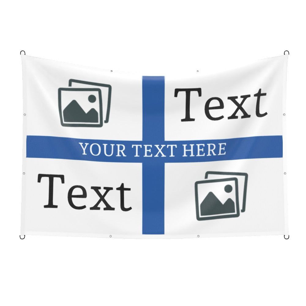 Sheff Weds Custom Printed Football Flag