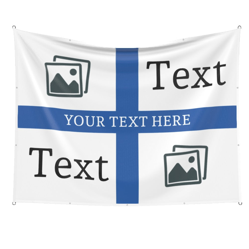 Sheff Weds Custom Printed Football Flag