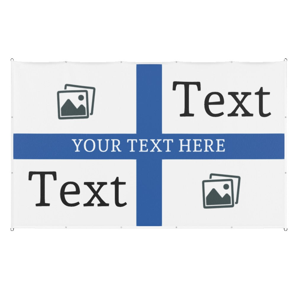 Sheff Weds Custom Printed Football Flag