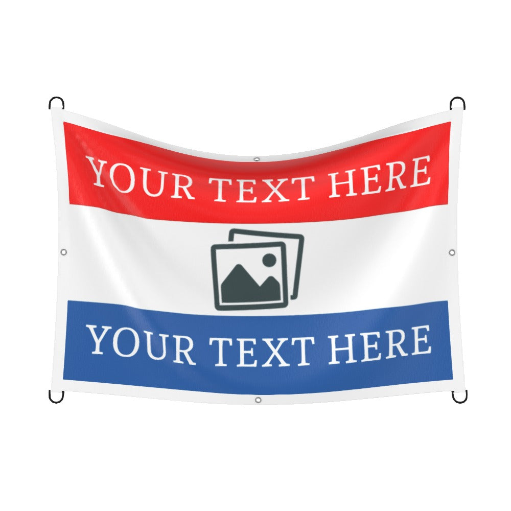 Rangers Custom Printed Football Flag