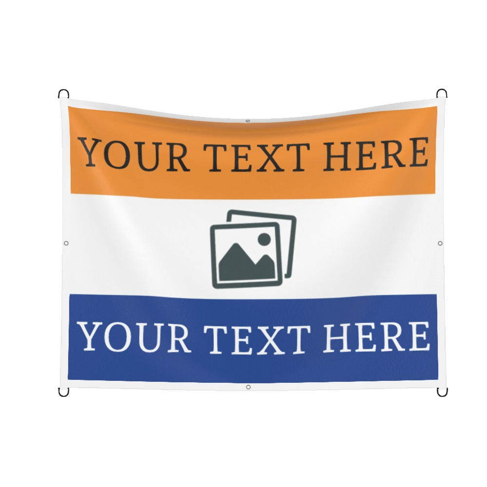 Luton Custom Printed Football Flag