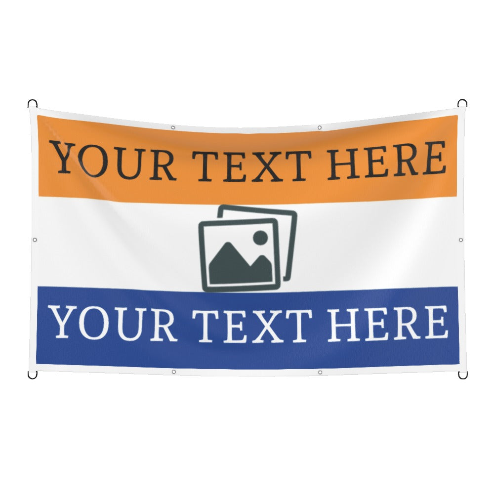 Luton Custom Printed Football Flag