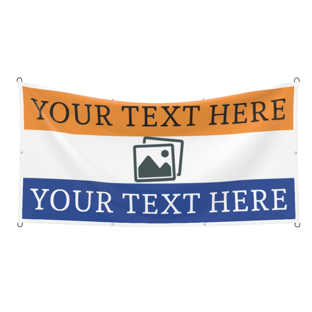 Luton Custom Printed Football Flag
