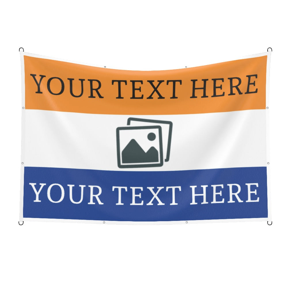 Luton Custom Printed Football Flag